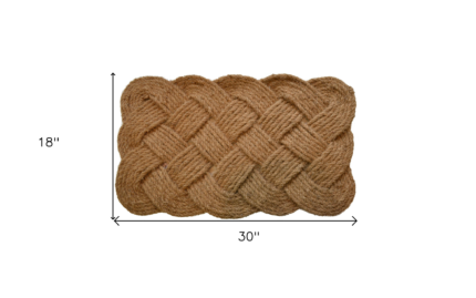 18" X 30" Brown Coir Weave Outdoor Door Mat - Image 6