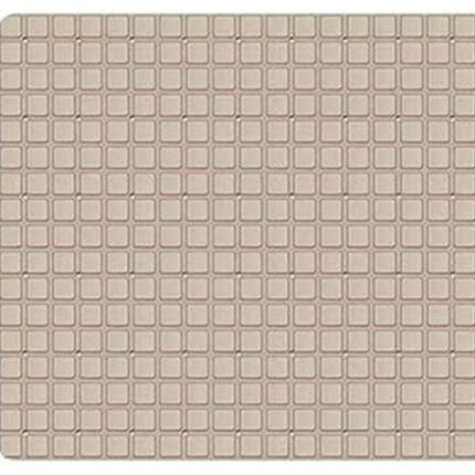 40" Beige Geometric Tiles Non Slip Bathtub Mat - Image 3
