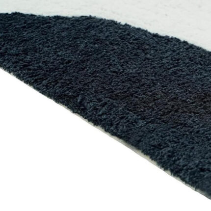 32" White Black And Pink Cotton Cow Youthful Bath Rug - Image 4