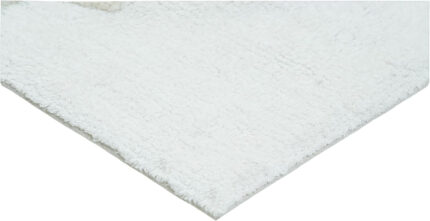 32" Pink And White Cotton Flamingo Bath Rug - Image 3