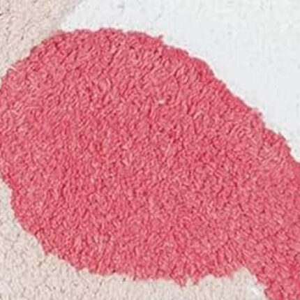 32" Pink And White Cotton Flamingo Bath Rug - Image 5