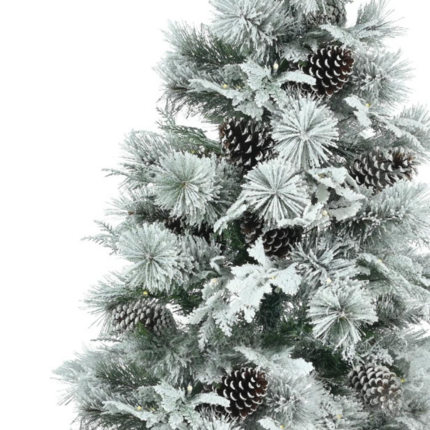 6' Pre Lit Extra Full Frosted Pine Christmas Tree With Decorations - Image 7