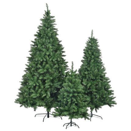 Three Piece Pre Lit Extra Full Frosted Pine Christmas Tree Set - Image 5